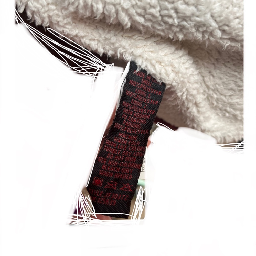 Yoki Maroon Lined Jacket Size Medium - image 2